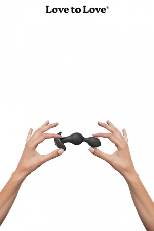 Plug anal vibrant Twinny Bud noir – Image 2