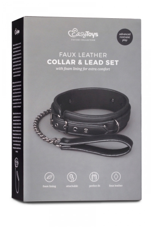 Collier fétichiste et laisse - Easytoys Fetish Collection – Image 2