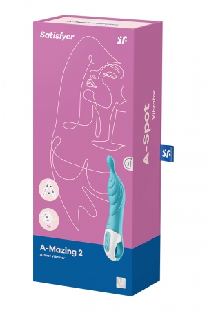 Vibromasseur A-Mazing 2 Turquoise - Satisfyer – Image 2