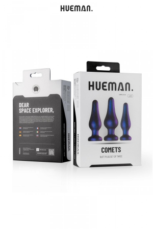 Kit 3 plugs anal Comet - Hueman – Image 2