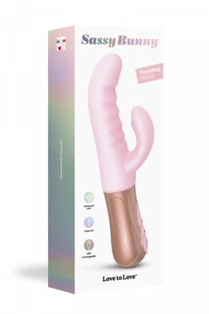 Vibro Rabbit Sassy Bunny rose - Love to Love – Image 2