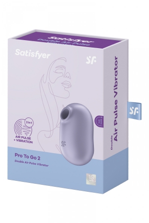 Stimulateur Satisfyer Pro To Go 2 lavande – Image 2