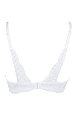 Soutien-gorge ouvert blanc V-9821 - Axami – Image 2