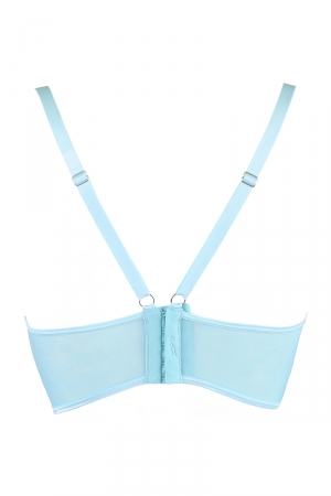 Soutien-gorge dentelle bleu V-10121 - Axami – Image 2