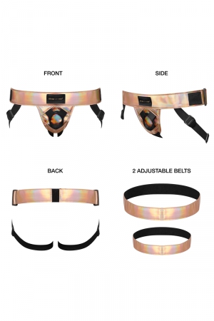 Harnais Curious holographique rose gold - Strap On Me – Image 2
