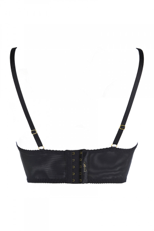 Soutien-gorge bustier noir V-10511 - Axami – Image 2