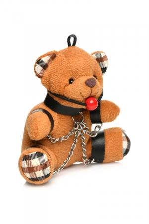Porte-clés Teddy Bear bâillonné – Image 2