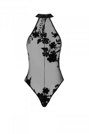Body zippé Ego F314 tulle floqué – Image 2