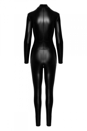 Combinaison intégrale Caged avec anneaux F319 wetlook – Image 2