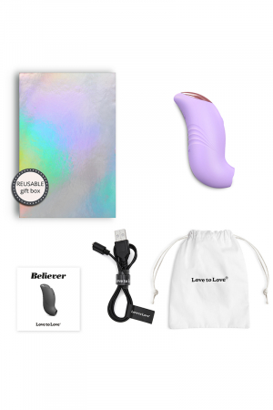 Stimulateur clitoridien Believer mauve - Love to Love – Image 2