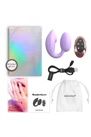 Double stimulateur Wonderlover mauve - Love to Love – Image 2