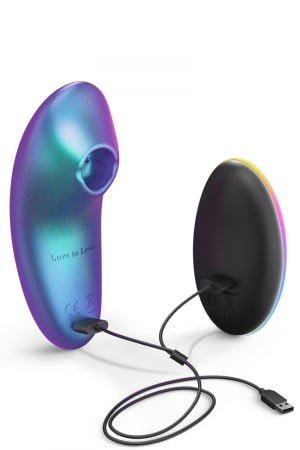 Masseur clitoridien télécommandé Dreamer Iridescent Turquoise - Love to Love – Image 2