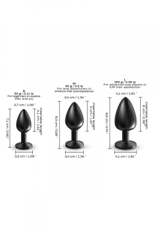 Plug anal en métal Onix Plug S - Dorcel – Image 2