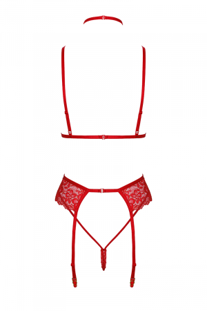 Ensemble 5 pièces Bondage Red Lace Kiss 243 - Kissable – Image 2