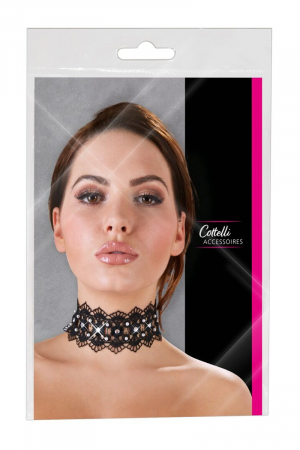 Collier brodé avec strass - Cotelli Accessoires – Image 2