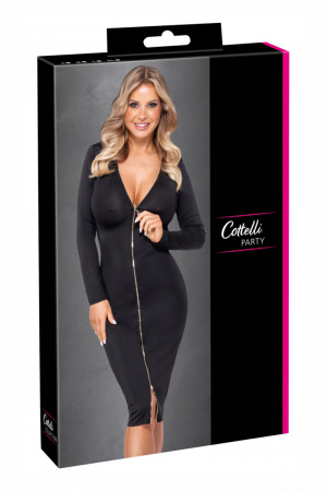 Robe noire à manches longues - Cotelly Party – Image 2