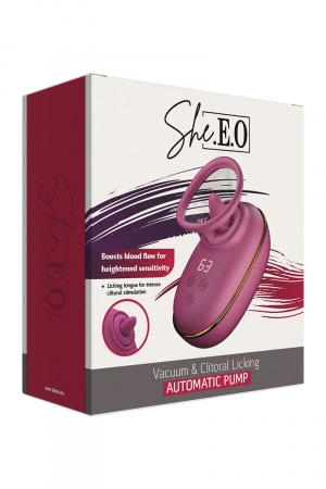 Pompe clitoridienne avec léchage et vibrations - She.E.O – Image 2