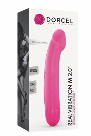 Vibro rechargeable Real Vibration rose M 2.0 - Dorcel – Image 2