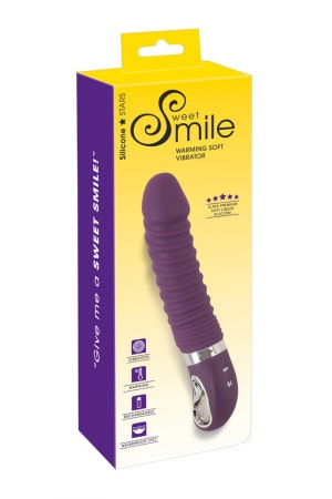 Vibro chauffant rechargeable 23,5 x 4,1 cm - Sweet Smile – Image 2