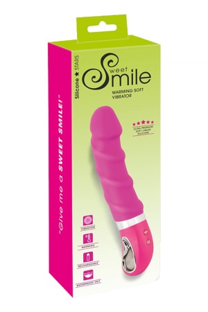 Vibro chauffant rechargeable 22,8 x 4 cm - Sweet Smile – Image 2
