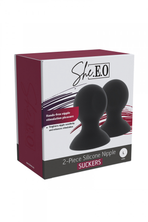 Suceurs de mamelons en silicone taille L - She.E.O – Image 2