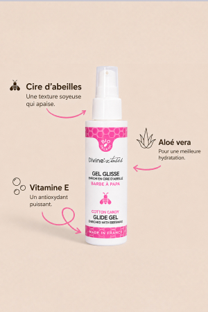 Lubrifiant Bio Barbe à papa 100ml - Divinexstases – Image 4