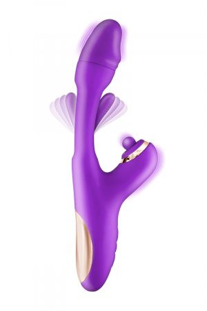 Vibromasseur rabbit 3-en-1 Joyfully violet - Yoba