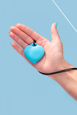 Stimulateur pendentif PleasureStone bleu - FairyGasm